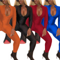 Women's Sexy Zip Up One Piece Outfits