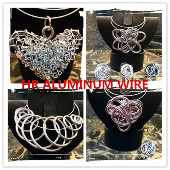 HR FLAT 1*3mm colored aluminum wire for jewelry making