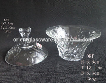 high quality crystal sugar chocolate candy glass bowl