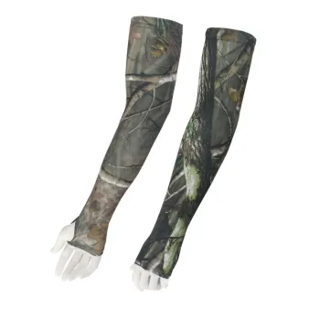 Camouflage Ice Silk Arm Sleeve for Sun Protection and Windproof Outdoor Activities