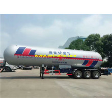 Tri-axle 62 CBM Propane Tank Trailer Tank