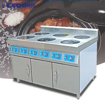 Manufacturer′s Direct Commercial Six Eye Electromagnetic Cooker 3.5kw High-Power Stove in Hotel Canteen