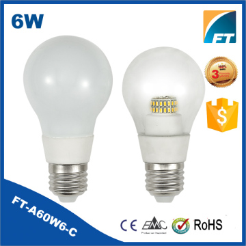 FT-360-A60W6-C 6W E27 AC100-240V LED BULB