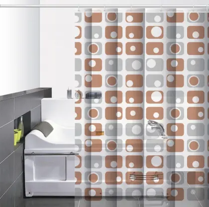 Waterproof Bathroom printed Shower Curtain Home Depot