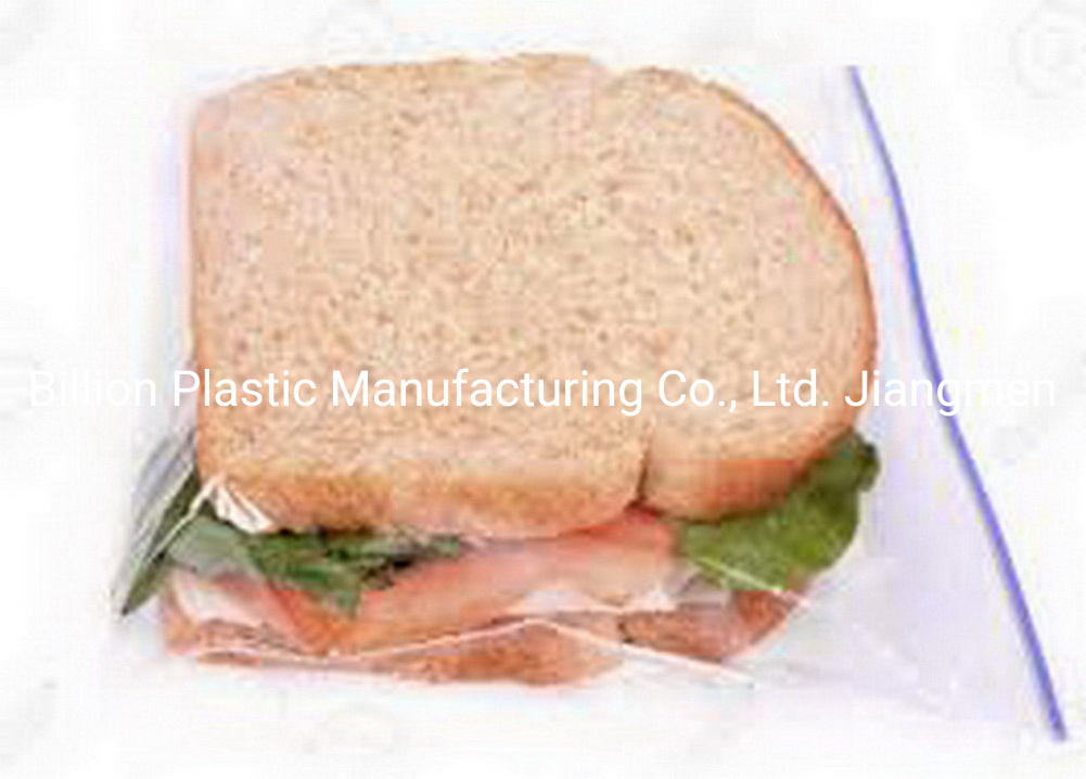 Self Seal LLDPE Clear Plastic Poly Food Packaging Bag