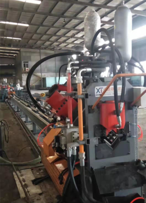 CNC Steel Angle Flange Punching Shearing Production Line