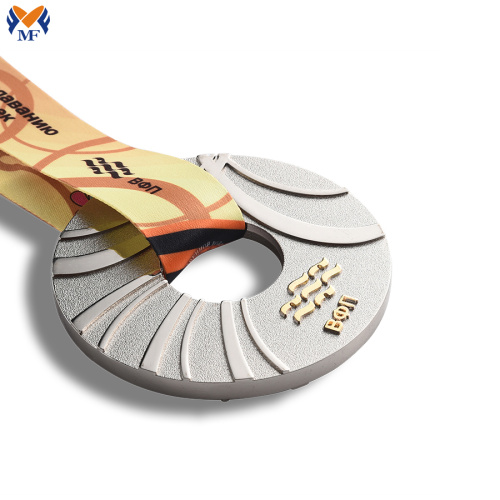 Gold and silver round medals for sale