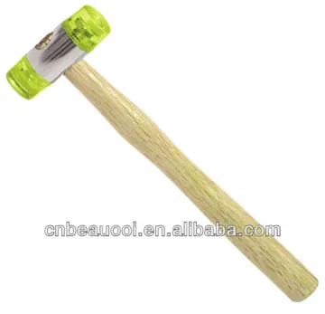 Installed nylon Hammer with wooden handle