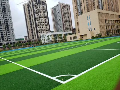 Noninfill Grass Football Field Artificial Soccer Field Turf