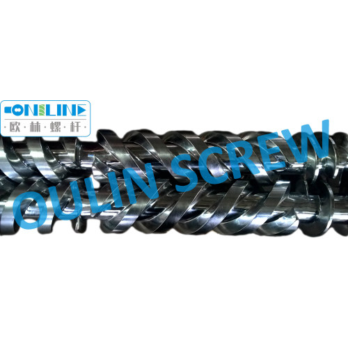 Bimetal Krauss Maffei Kmd90-26 Twin Parallel Screw and Barrel for PVC Pipe Extrusion