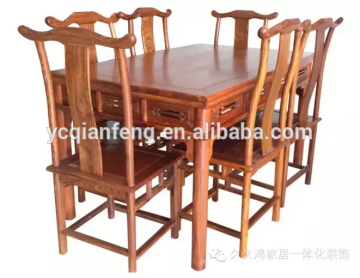 Luxury Solid wood Dining Table & Chairs Set
