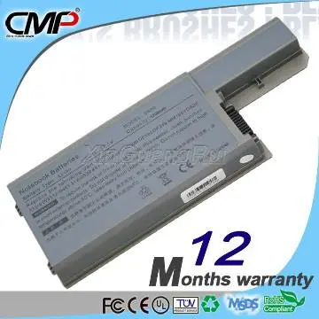 notebook battery for Dell D820 CF623 YD623 XD736 YD624 DF230 Series