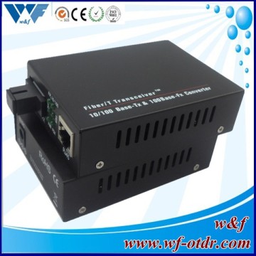 CCTV IP Camera Optical fiber converter 10/100M Single fiber media converter SC FC to RJ45