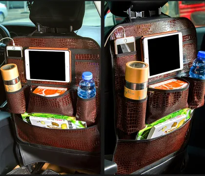 Luxury Alligator Car seat Organizers for car backseat