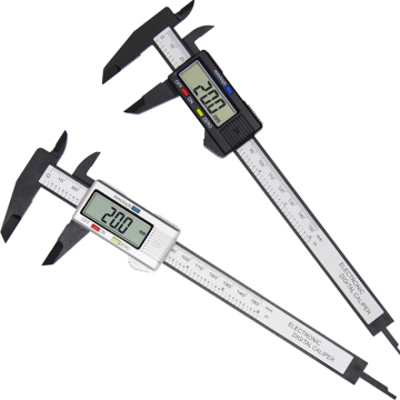 Carbon Fiber Vernier Caliper 150mm 6 Inch 0.1mm Precision Measuring Tool for Household/Jewelry/DIY