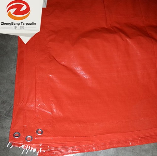 PE Tarpaulin sheet Orange color Made In China