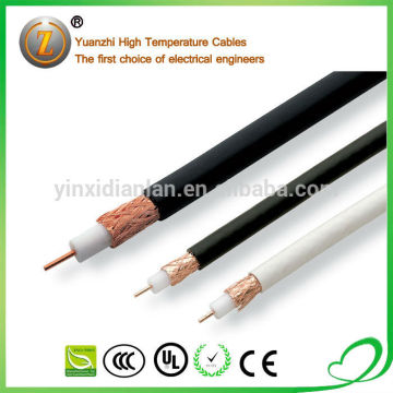 RG silver plated copper PTFE coaxial cable to rca converter