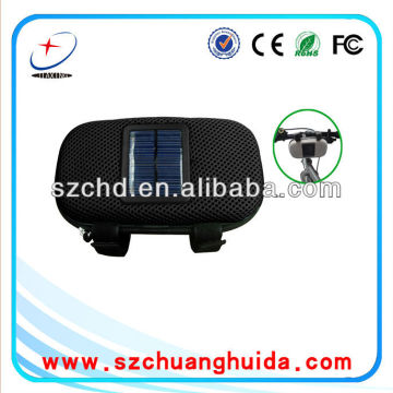 portable bike outdoor solar speaker bag
