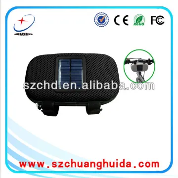 portable bike outdoor solar speaker bag