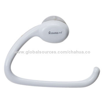 Plastic Bathroom Towel Rack, Suction-fix