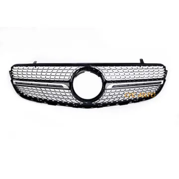 Mercedes Benz W204 C Class Diamond Style Modified Grille 2013