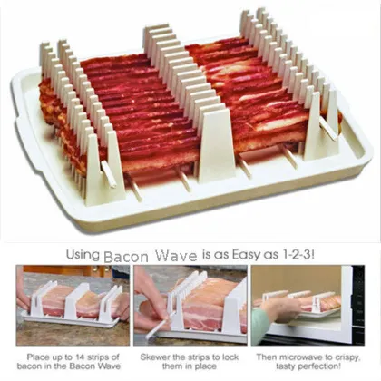 Microwave Bacon Tray Bacon Wave as seen on tv 2015 new arrival bacon grill