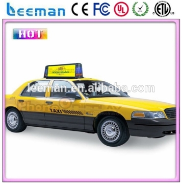 Leeman p6 P5 Waterproof led taxi top advertising,LED taxi top,Taxi top advertising