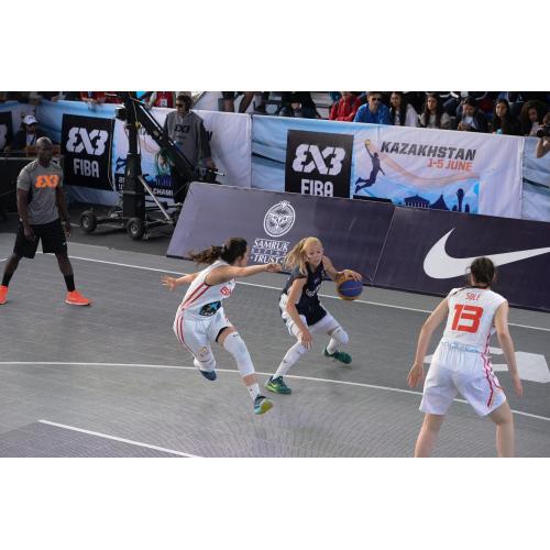 FIBA 3x3 Enlio Ses ineinandergreifende Outdoor Sports Court Tile 29