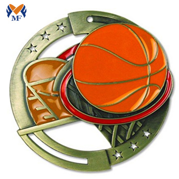 Basketball -Sportmedaillen Metal Award Medal