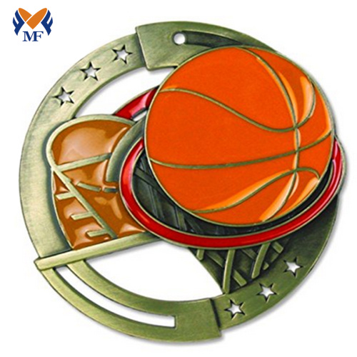 Basketball -Sportmedaillen Metal Award Medal