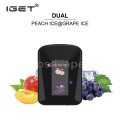 IGET Dual 2100 puffs Double flavor vaping