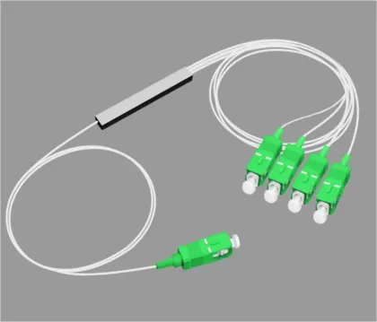 Splitter Fiber Optic Splitter Steel Tube Splitter 1*32 PLC Splitter