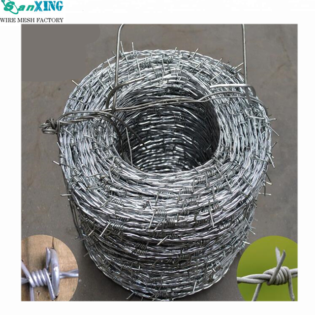 Galvanized Wire Fence Barbed/barbed Wire Price for Sale