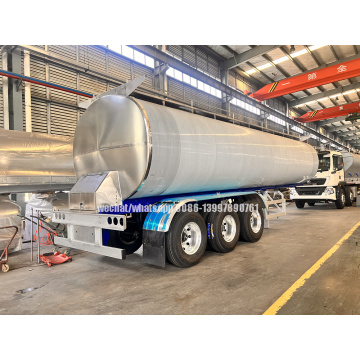 35000liters Stainless Steel Bulk Milk Transport Tanker Semi Trailer For Sale
