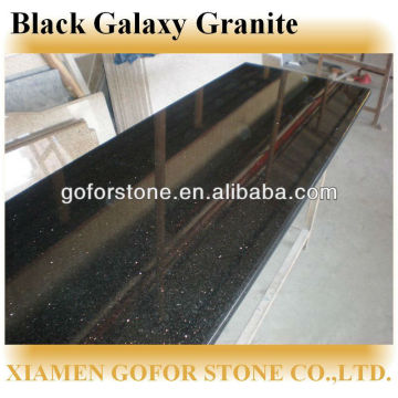 bar countertop, Black galaxy granite bar countertop