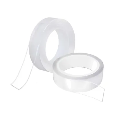 Transparent Sticky Nano Removable Reusable Washable Tape