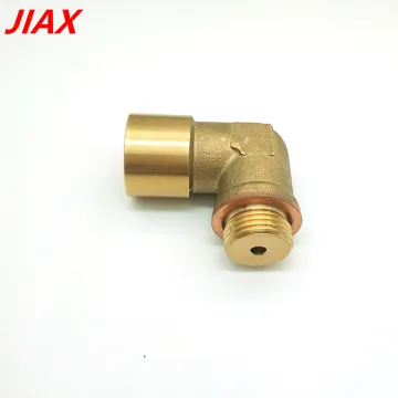 Brass oxygen sensor 90 degree connector extender