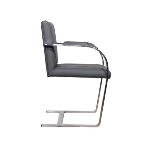 Brno Flat Modern Modern Learher Bar Chair Réplica