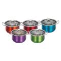 Stainless Steel Casserole with Color Painted