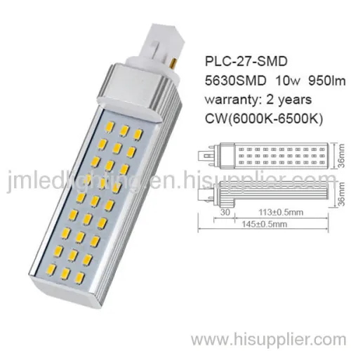 G24 Plc Led Lamp 10w 950lm Smd5630 