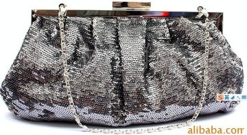 sequin evening bag