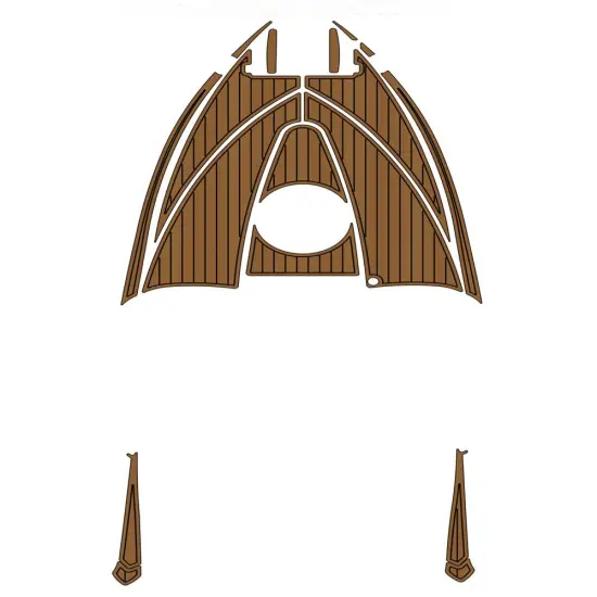 2010 Regal 2750 Teak Deck Floor Mat with Adhesive