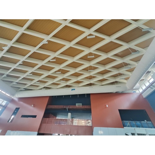 Fibrous Fabric Air Ducts for Basketball Stadiums