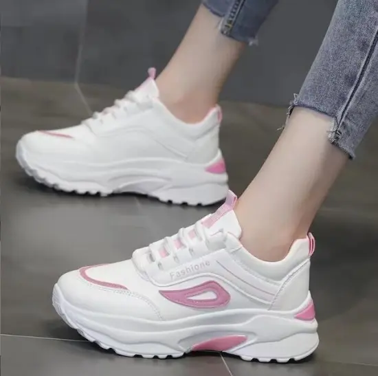 Factory Direct Thick Sole Flat Platform Women's Sports & Fashion Shoes