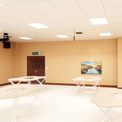 House Decor Soundproofing Solid Wood Acoustic Panels