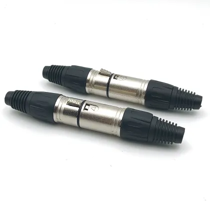 Microphone Audio Cable XLR Plug Adapter Connector