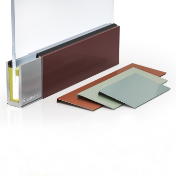Gold Apple Factory Directly Supplies High Quality Glass Guardrail Aluminum Profiles