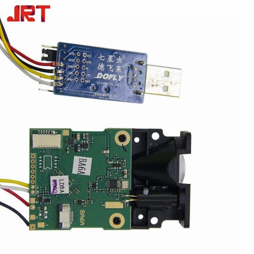 Sensor USB para medição de distâncias industriais de 100 m
