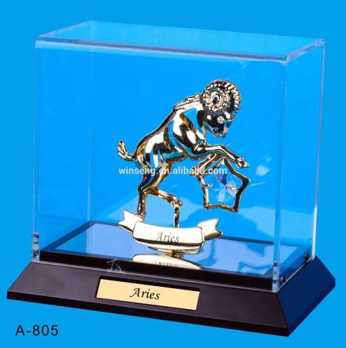 24K gold plated Aries Stand Packed in Acrylic Box