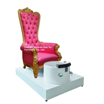 XJ09 luxe golden nail manicure table